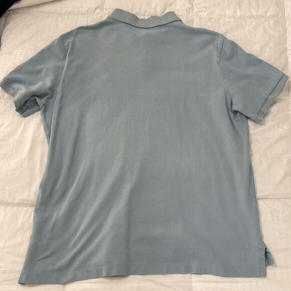 Polo by Ralph Lauren Blue Classic Polo Shirt- 100% cotton- size Lg - Picture 6 of 7
